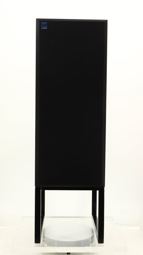 Front view of a used ATC SCM50SL Active Classic Standmount Speaker in a oak finish showing Grille
