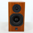 Front view of a used ATC SCM7 Standmount Speaker in a cherry finish