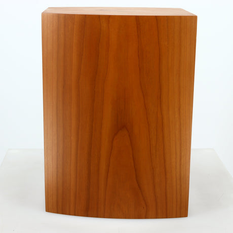 Left side view of a used ATC SCM7 Standmount Speaker in a cherry finish