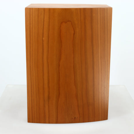 Right side view of a used ATC SCM7 Standmount Speaker in a cherry finish