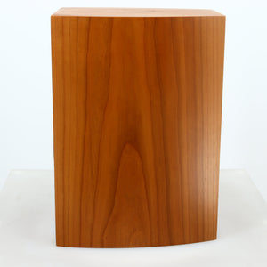 Right side view of a used ATC SCM7 Standmount Speaker in a cherry finish