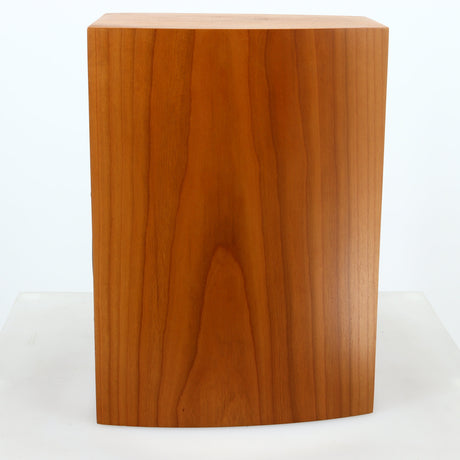 Right side view of a used ATC SCM7 Standmount Speaker in a cherry finish