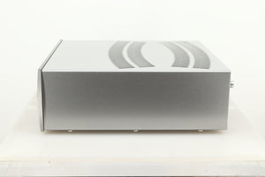 Side view of a used ATC SIA2-100 Integrated Amplifier in Silver finish 