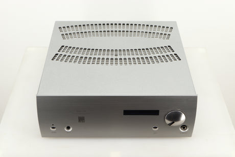 Top view of a used ATC SIA2-100 Integrated Amplifier in Silver finish 