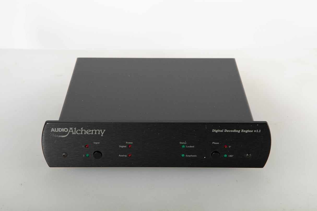 Front view of a used Audio Alchemy Digital Decoding Engine v1.1