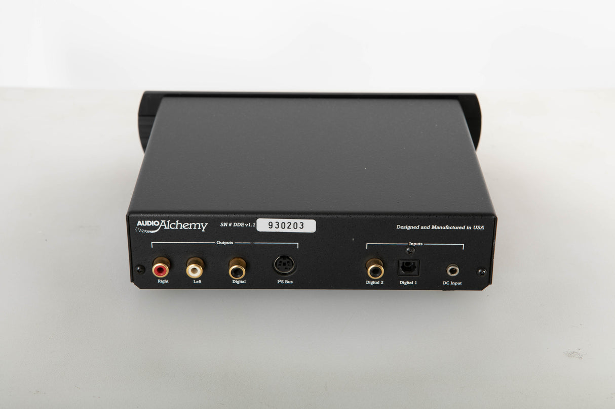 Rear view of a used Audio Alchemy Digital Decoding Engine v1.1