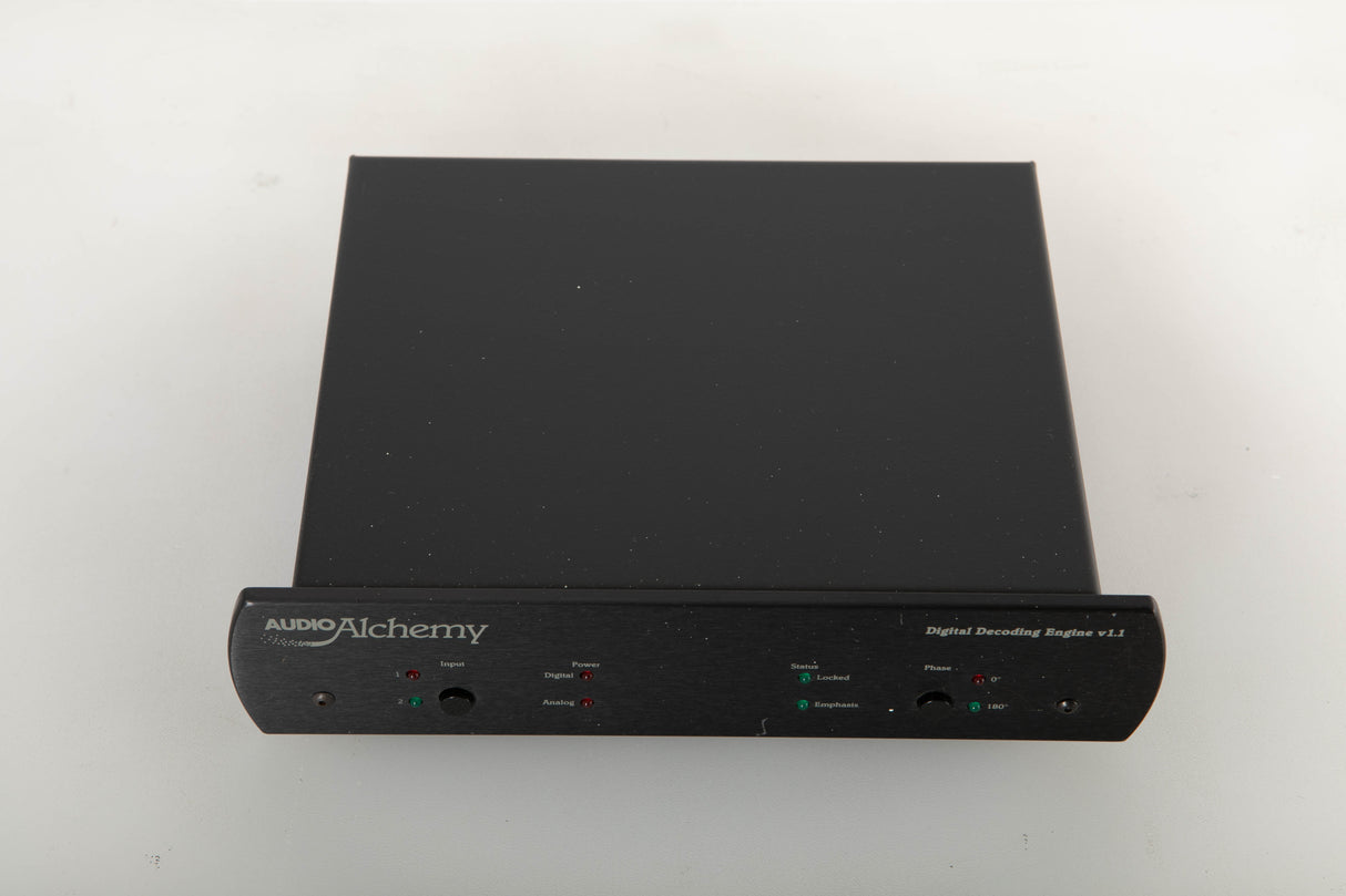 Top view of a used Audio Alchemy Digital Decoding Engine v1.1