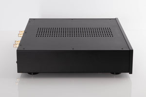 Left side view of a used Audio Analogue AACento Integrated Amplifier in a Black finish