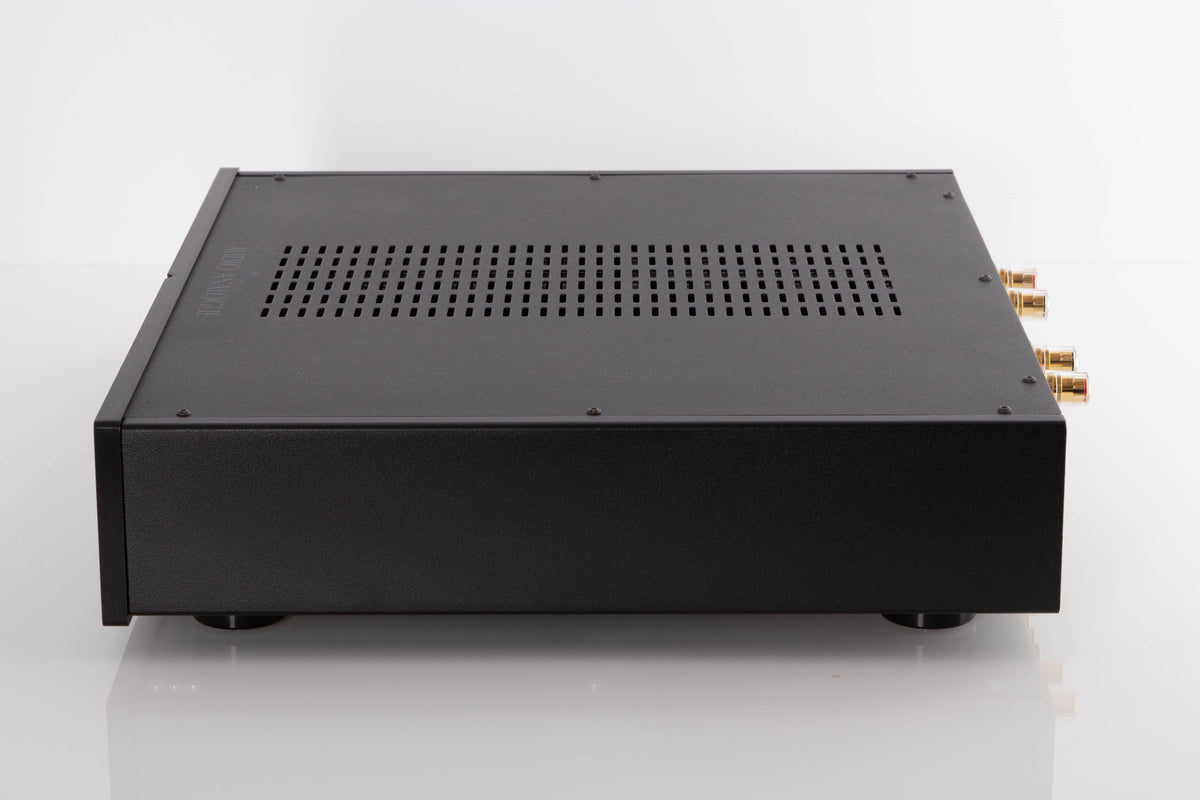 Right side view of a used Audio Analogue AACento Integrated Amplifier in a Black finish