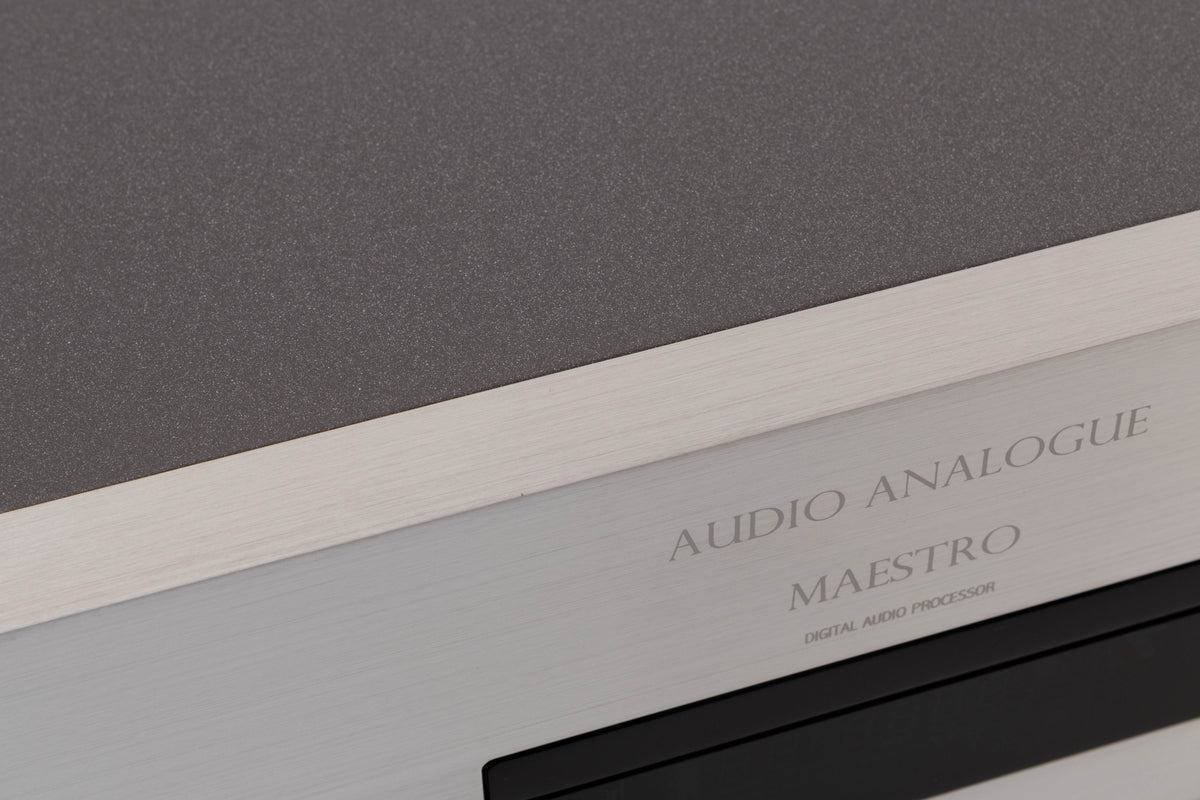 Close up view of a used Audio Analogue Maestro CD Player in Silver