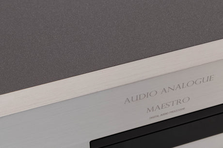 Close up view of a used Audio Analogue Maestro CD Player in Silver