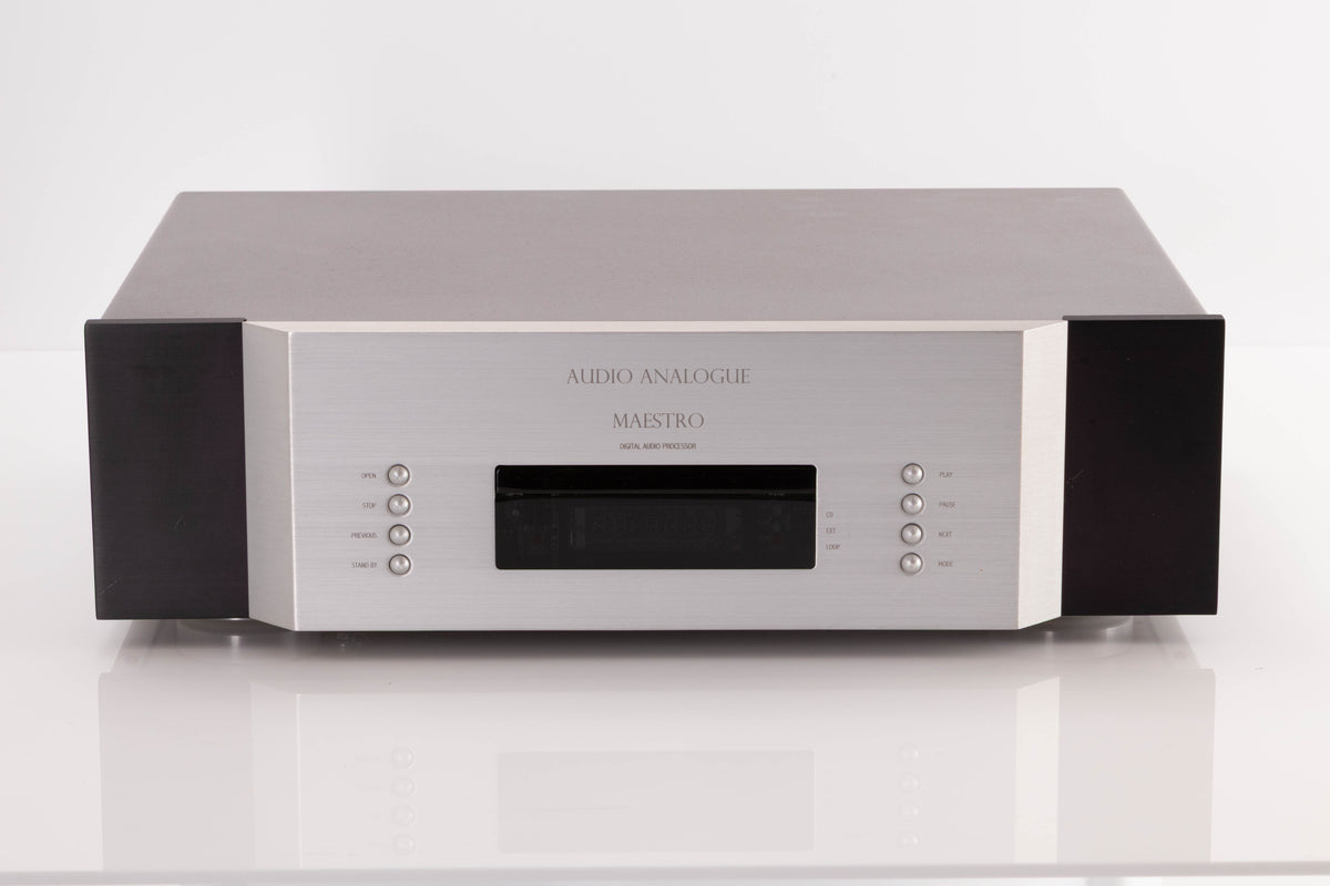 Front view of a used Audio Analogue Maestro CD Player in Silver