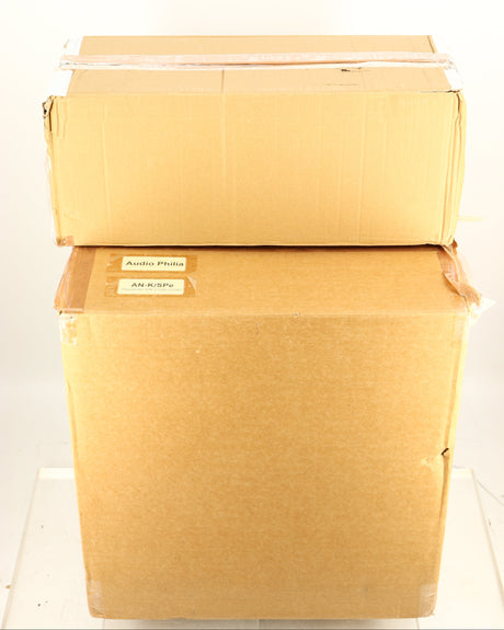 Boxes for used Audio Note AN-K/SPe Standmount Speakers W/ Stands in a palisander finish