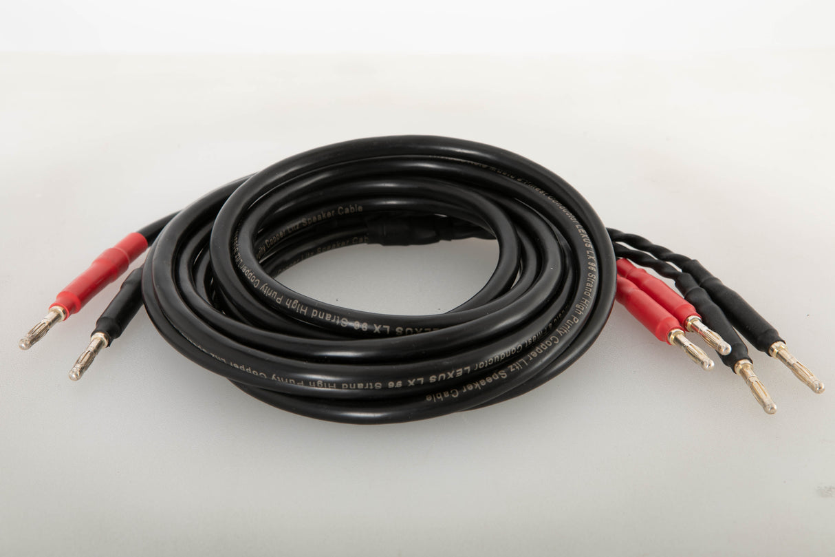 Side view of a used Audio Note AN-LEXUS LX Bi-Wire 2.0m Speaker Cable