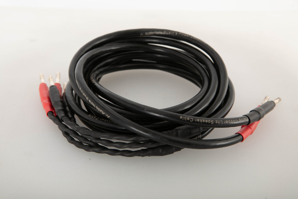 Side view of a used Audio Note AN-LEXUS LX Bi-Wire 2.0m Speaker Cable