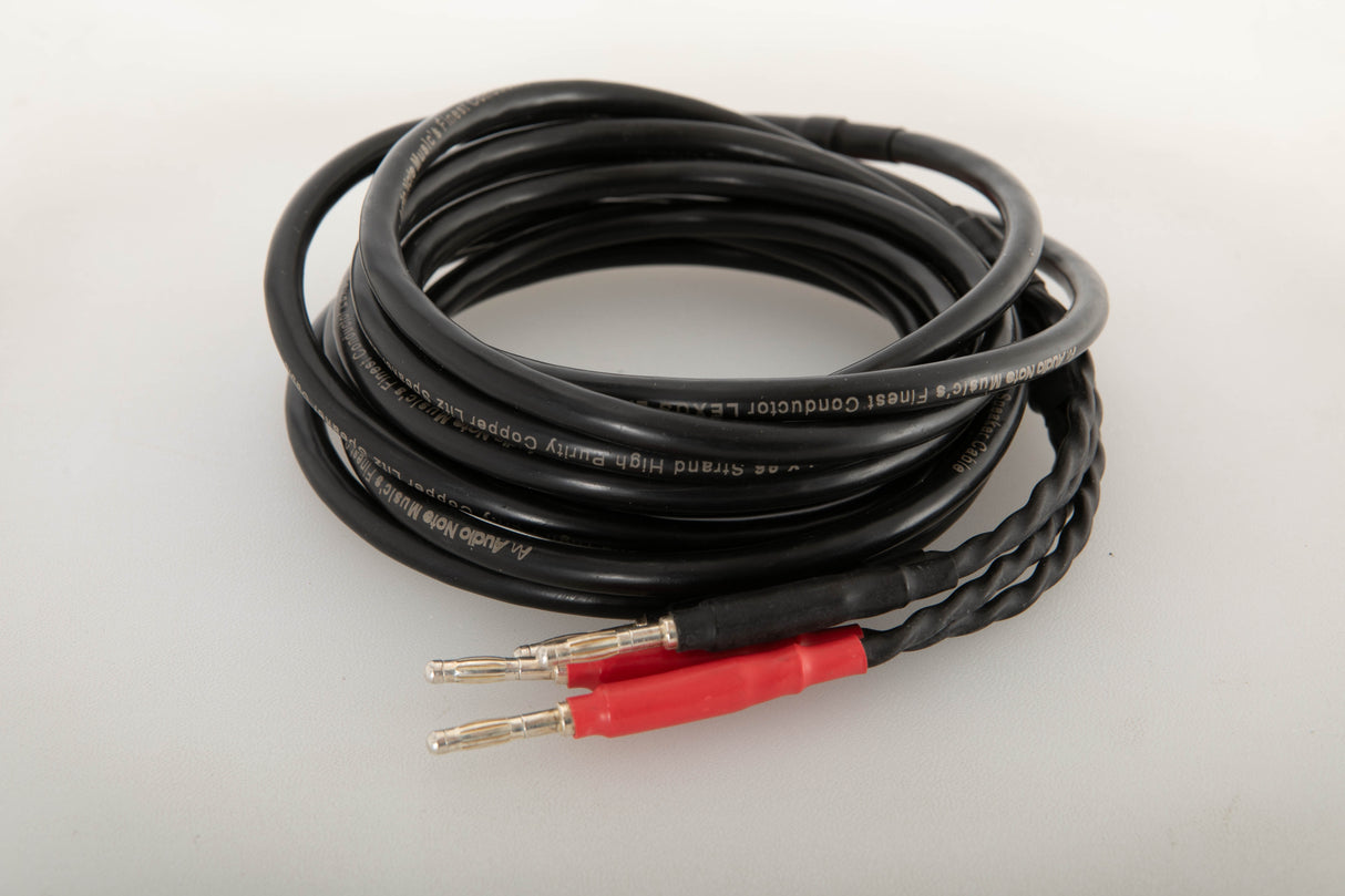 Side view of a used Audio Note AN-LEXUS LX Bi-Wire 2.0m Speaker Cable