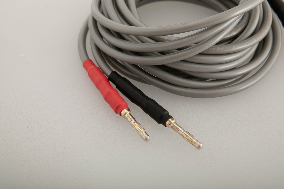 Close up view of a used Audio Note AN-SPa 2.5m Speaker Cable 