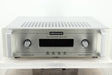 Front view of a used Audio Research DSi200 Integrated Amplifier in silver finish 