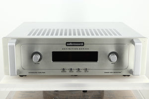 Front view of a used Audio Research DSi200 Integrated Amplifier in silver finish 