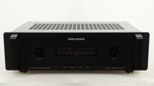 Front view of a used Audio Research LS17SE Pre Amplifier in a black finish