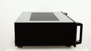 Left side view of a used Audio Research LS17SE Pre Amplifier in a black finish