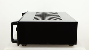 Right side view of a used Audio Research LS17SE Pre Amplifier in a black finish