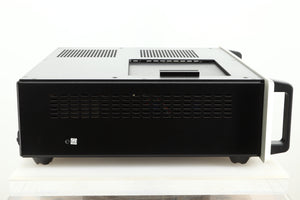 Side view of a used Audio Research Reference CD8 CD Player in silver finish 