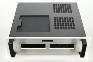 Top view of a used Audio Research Reference CD8 CD Player in silver finish 
