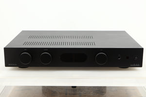 Front view of a used Audiolab 6000A Integrated Amplifier in Black finish