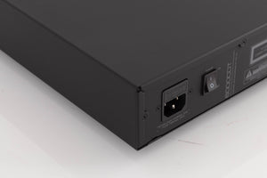 Rear right corner of a used Audiolab 6000CDT CD Transport in a Black finish