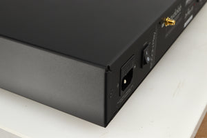 Rear right corner of a used Audiolab 6000N Network Streamer in a black finish