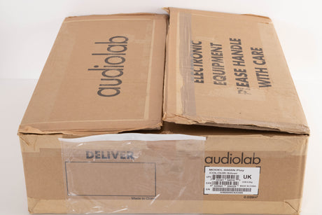 Box for a used Audiolab 6000N Play Network Streamer in a Silver finish