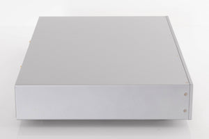 Left side view of a used Audiolab 6000N Play Network Streamer in a Silver finish