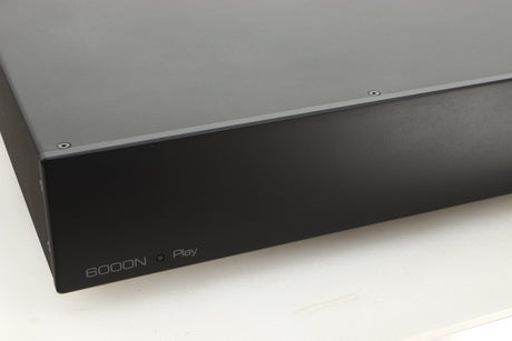Close up view of a used Audiolab 6000N Streamer in Black finish