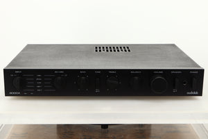 Front view of a used Audiolab 8000A Integrated Amplifier