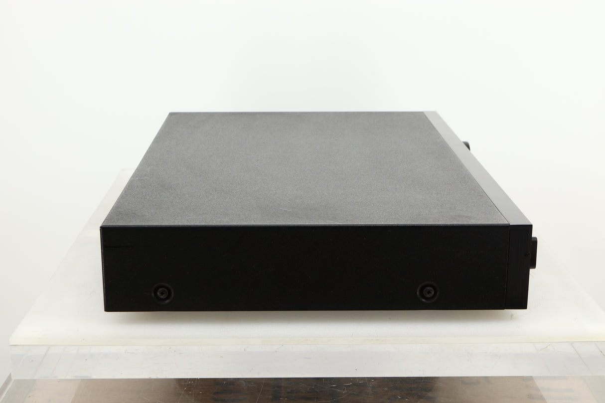 Side view of a used Audiolab 8000C Pre Amplifier in Black finish