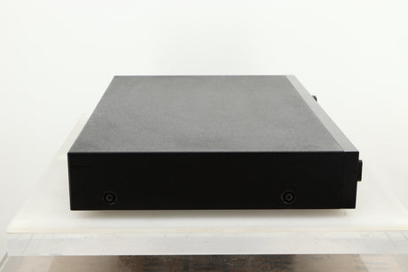 Side view of a used Audiolab 8000C Pre Amplifier in Black finish
