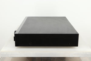 Side view of a used Audiolab 8000C Pre Amplifier in Black finish