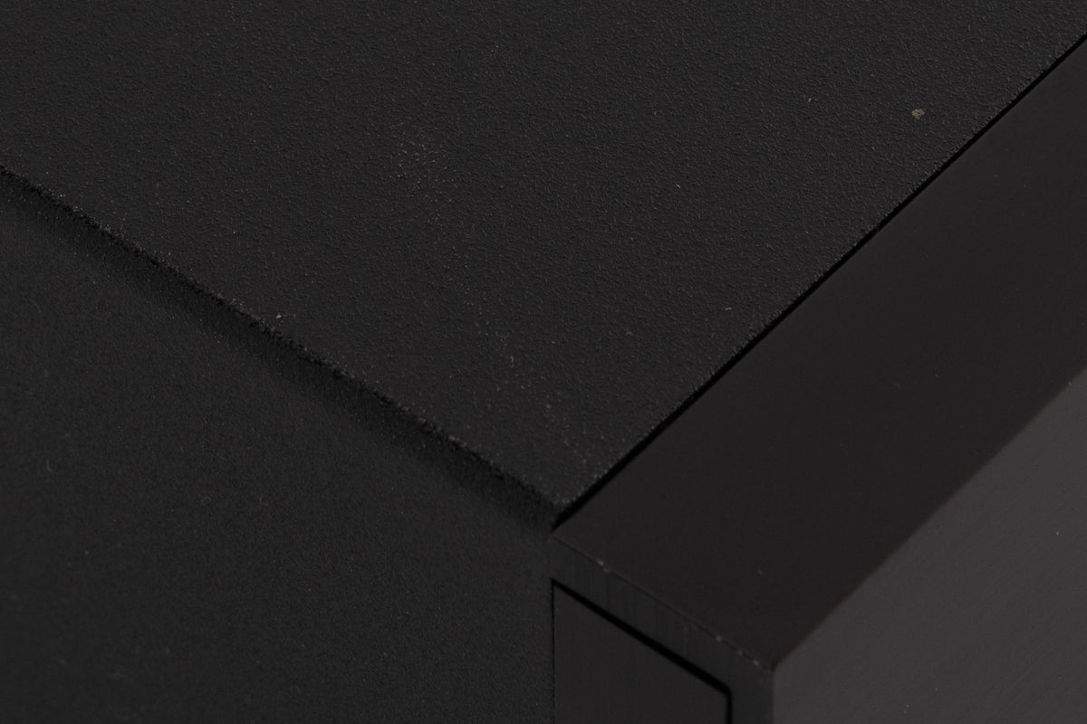 Close up of a used Audiolab 8000DAC Digital Analogue Converter in a Black finish showing light scratch on top