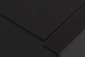Close up of a used Audiolab 8000DAC Digital Analogue Converter in a Black finish showing light scratch on top