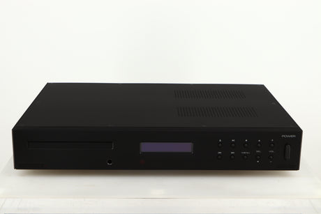 Front view of a used Audiolab 8200CDQ CD Player in a black finish