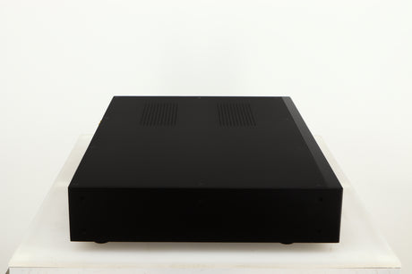 Left side view of a used Audiolab 8200CDQ CD Player in a black finish