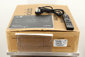 Box of a used Audiolab 9000A Integrated Amplifier in Black