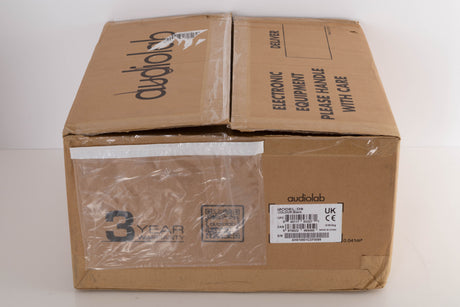 Box for a used Audiolab D9 Digital Analogue Converter in a Black finish