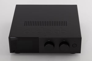 Top of a used Audiolab D9 Digital Analogue Converter in a Black finish