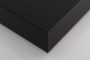Front left corner of a used Audiolab DC Block 6 in a Black finish
