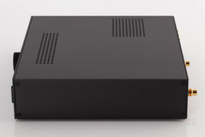 Right side view of a used Audiolab M-DAC Digital Analogue Converter in a Black finish