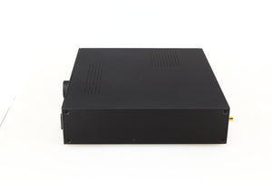 Right side view of a used Audiolab M-DAC Digital Analogue Converter in a black finish