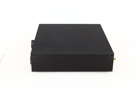 Right side view of a used Audiolab M-DAC Digital Analogue Converter in a black finish