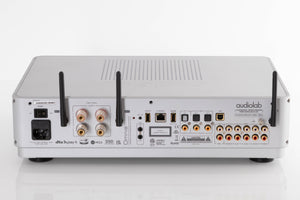 Rear view of a used Audiolab Omnia Integrated Streaming System in Silver